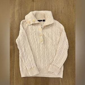 Cable Knit Cream Sweater